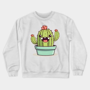 Cute Cactus Crewneck Sweatshirt